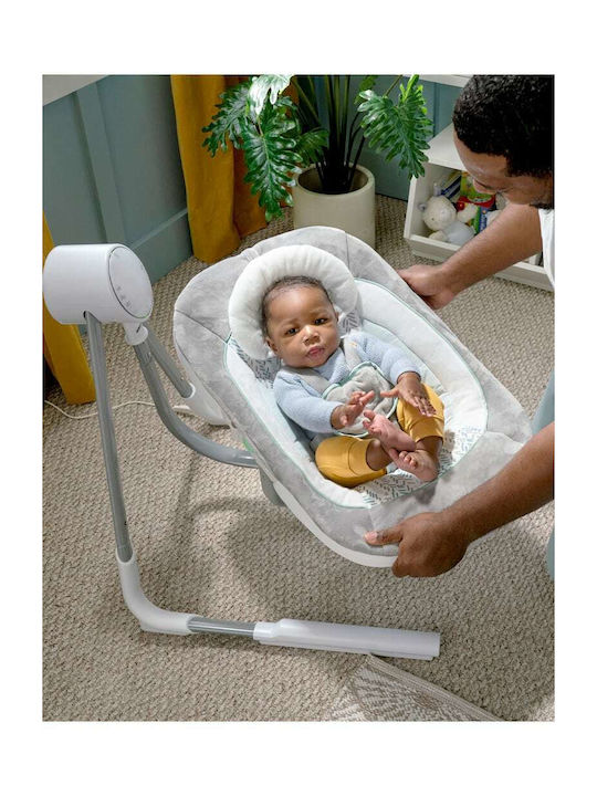 Ingenuity Electric Baby Relax Anyway Sway with Music and Vibration Gray for Child up to 9kg