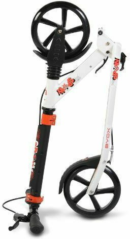 Byox Kids Scooter Foldable Spooky 2-Wheel for 8+ Years White