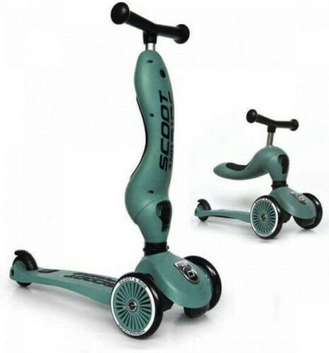 Scoot & Ride Kids Scooter Highwaykick 1 3-Wheel with Seat for 1-5 Years Forest