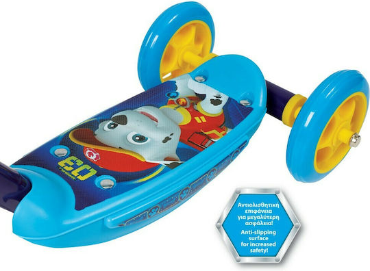 AS Παιδικό Πατίνι Paw Patrol Chase Τρίτροχο για 2-5 Ετών Μπλε