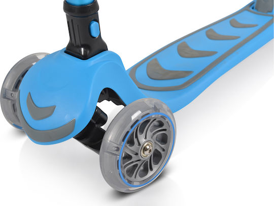 Byox Kids Scooter Foldable Kiki 3-Wheel with Seat for 3+ Years Blue