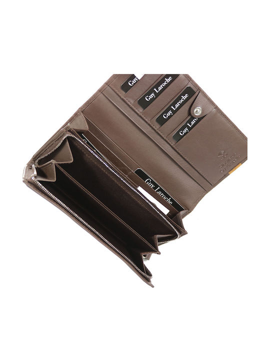 Голяма Дамско Портмоне Класически с RFID Кафяв