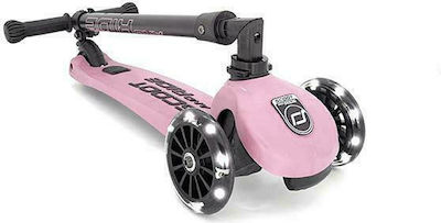 Scoot & Ride Kinderroller Klappbar Highwaykick 3 3-Rad für 3-6 Jahre Rosa