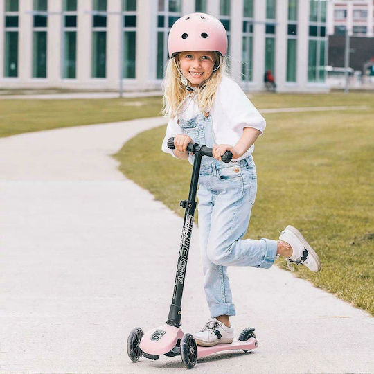 Scoot & Ride Παιδικό Πατίνι Αναδιπλούμενο Highwaykick 3 Τρίτροχο για 3-6 Ετών Ροζ