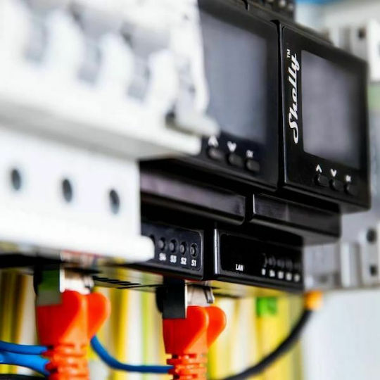 Shelly Pro 4PM Ρελέ Ράγας 40A 4 Channel Smart Switch