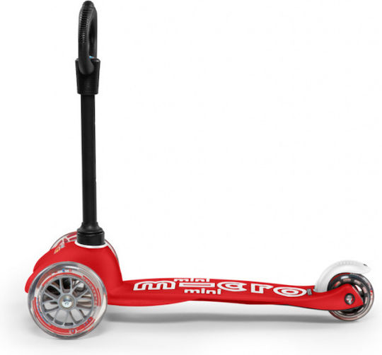 Micro Παιδικό Πατίνι Mini 3 in 1 Deluxe Τρίτροχο με Κάθισμα για 1-5 Ετών Κόκκινο
