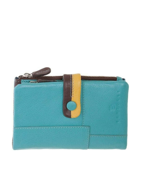 Small Leather Women's Wallet Classic Turquoise