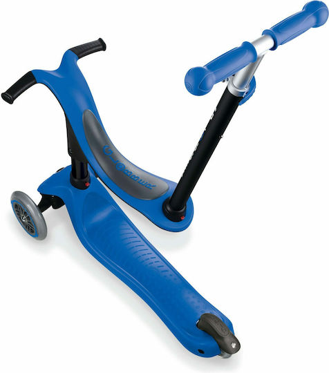 Globber Kids Scooter Go-Up Sporty 3-Wheel with Seat for 3+ Years Blue