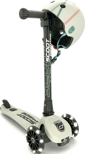 Scoot & Ride Scuter Copii Pliabil Highwaykick 3 3 Roți Pentru 3-6 Ani Alb