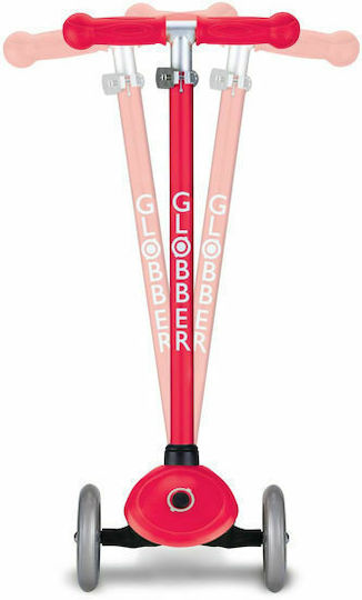 Globber Kids Scooter Primo V2 Total 3-Wheel for 3+ Years Neon Red