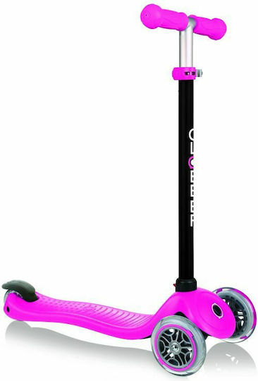 Globber Kids Scooter Go-Up Sporty 3-Wheel with Seat for 3+ Years Pink