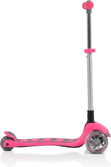 Byox Kids Scooter Foldable Kiki 3-Wheel with Seat for 3+ Years Pink