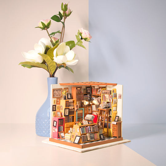 Robotime Παιχνίδι Κατασκευών Ξύλινo DIY Miniature Sam's Study για Παιδιά 16+ Ετών