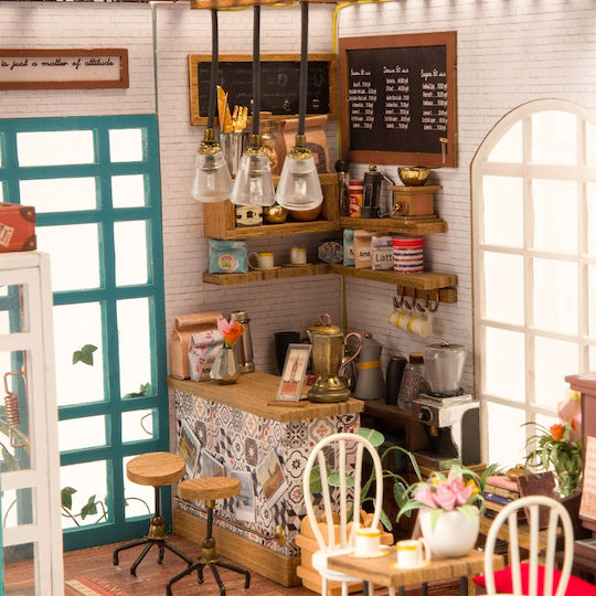 Robotime Παιχνίδι Κατασκευών Ξύλινo Simon's Coffee για Παιδιά 16+ Ετών
