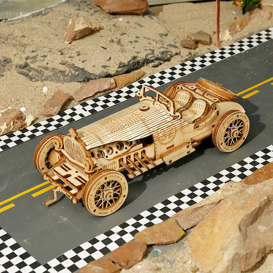 Robotime Wooden Construction Toy Grand Prix Car for Children 3++ Years