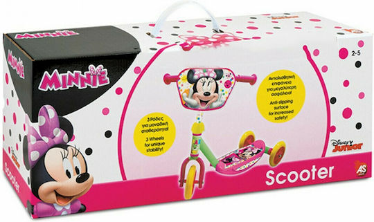 AS Kids Scooter Foldable Minnie 3-Wheel for 2-5 Years Pink