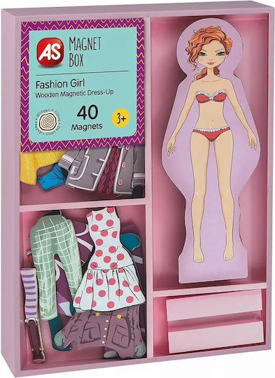AS Magnetic Construction Toy Fashion Girl for Children 2+ years+ Years