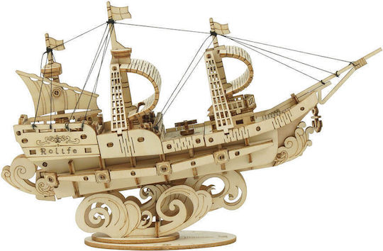 Robotime Holz-Bauspielzeug Sailing Ship für Kinder ab 8+ Jahre Jahren