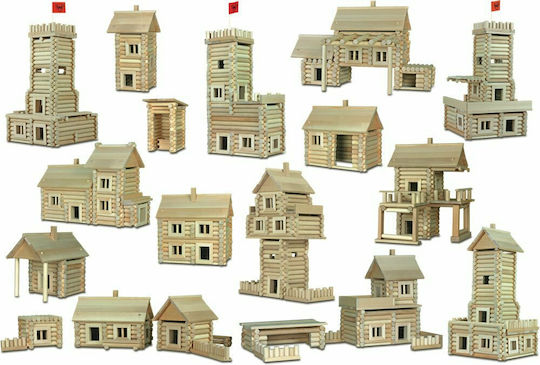 Walachia Wooden Construction Toy Vario Massive Νr.25 for Children 5+ years+ Years