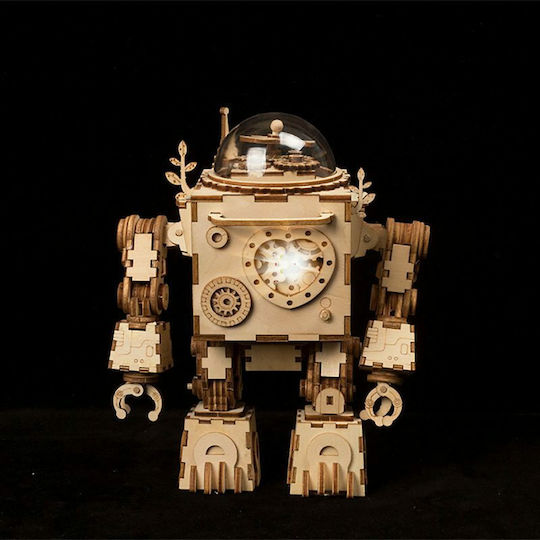 Robotime Wooden Construction Toy 3D Orpheus Music Box for Children 14+ years old+ Years
