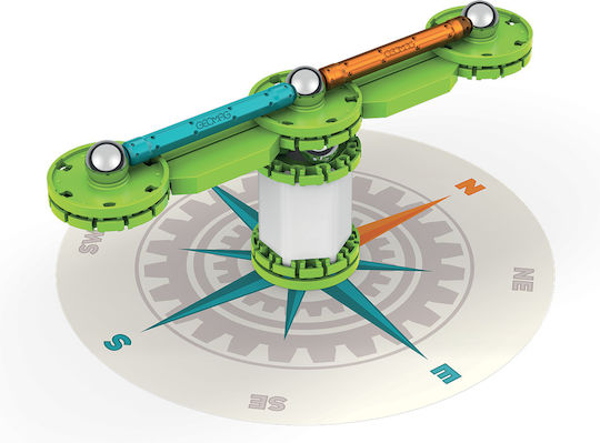Geomag Magnetic Construction Toy Mechanics Magnetic Compass for Children 7+ Years