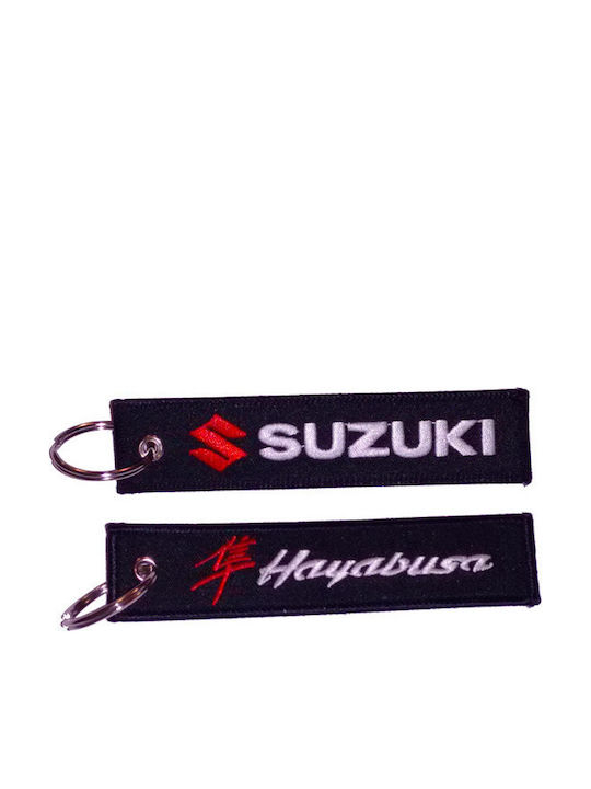 Suzuki Μπρελόκ Suzuki Hayabusa Υφασμάτινο Μαύρο