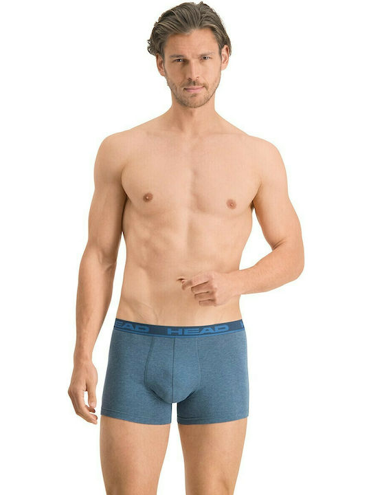 Herren Boxershorts Blau 2Packung