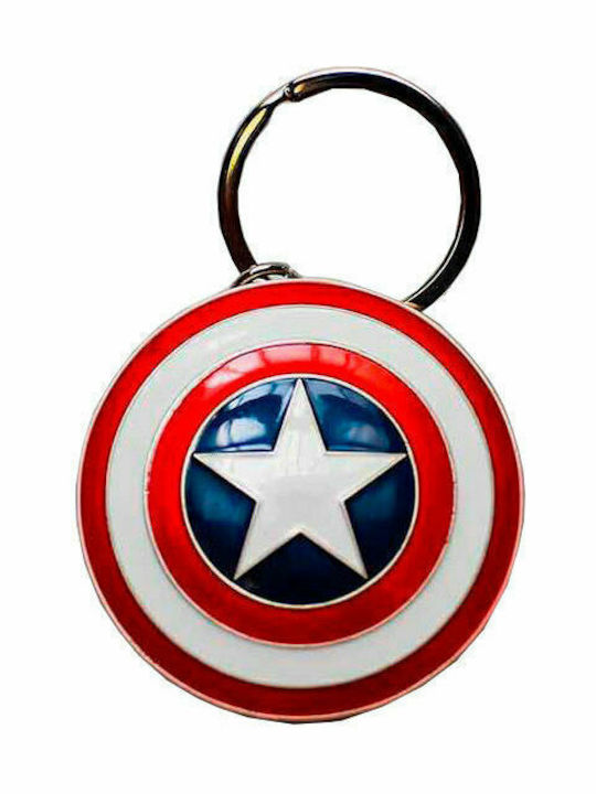 Semic Μπρελόκ Captain America Μεταλλικό Διάφανο
