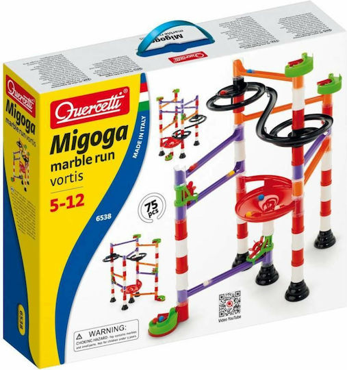 Quercetti Migoga Marble Run Vortis für Kinder ab 5+ Jahren