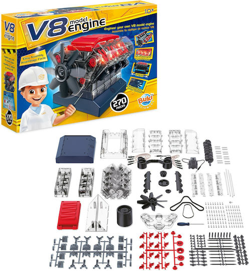Buki Plastic V8 Engine Construction Toy For Children 10+ Years