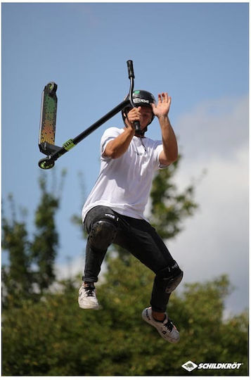 Schildkrot Kids Scooter Kickless 2-Wheel Freestyle for 8+ Years Forest