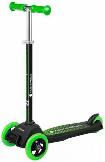 Rebel Kids Scooter Foldable 3-Wheel Green