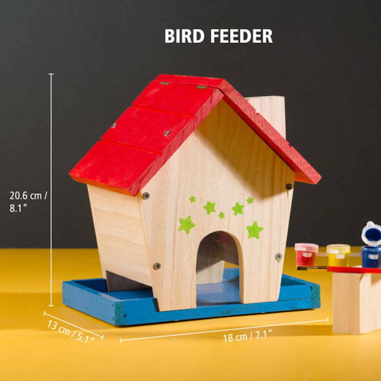 Stanley Jr Toys Wooden Construction Toy Bird Feeder for Children 5+ years+ Years