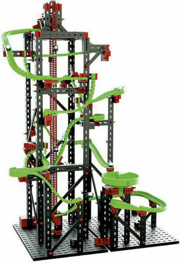 Fischer Technik Kunststoff-Bauspielzeug Profi Dynamic L2 Marble Run für Kinder ab 9+ Jahre Jahren