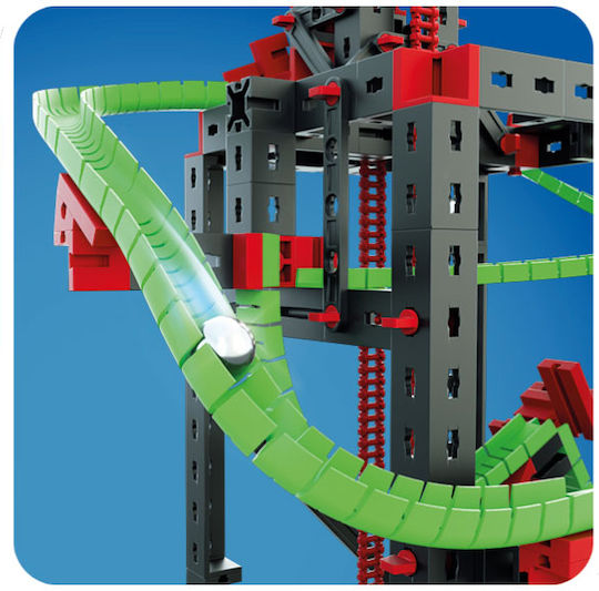 Fischer Technik Kunststoff-Bauspielzeug Profi Dynamic L2 Marble Run für Kinder ab 9+ Jahre Jahren