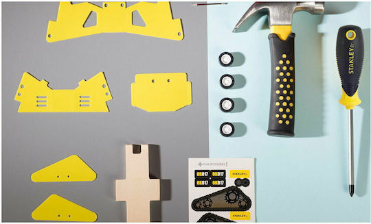 Stanley Jr Toys Παιχνίδι Κατασκευών Ξύλινo Bulldozer για Παιδιά 5+ Ετών