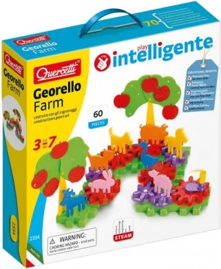 Quercetti Παιχνίδι Κατασκευών Πλαστικό Georello Farm για Παιδιά 4+ Ετών