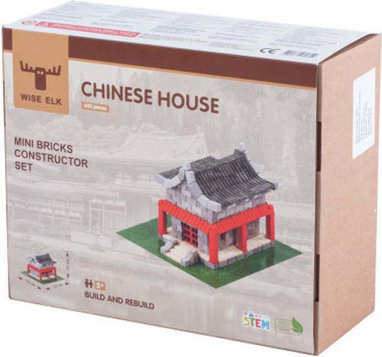 Wiseelk Construction Toy Chinese House