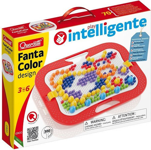 Quercetti Plastic Construction Toy Fantacolor Design for Children 4+ years old+ Years