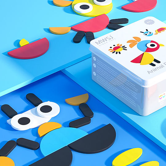 iwood Παιχνίδι Κατασκευών Ξύλινo Animal Game για Παιδιά 3+ Ετών