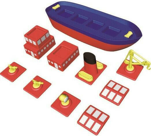 Popular PlayThings Magnetisches Spielzeug Bau- und Konstruktionsspielzeug Build a Boat Für Kinder Ab 3 Jahren