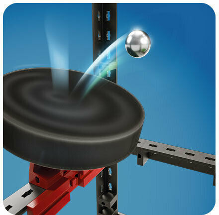 Fischer Technik Metall-Bauspielzeug Dynamic Plus Trampoline Marble Run