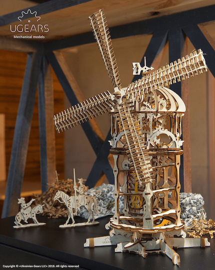 Ugears Παιχνίδι Κατασκευών Ξύλινo Tower Windmill