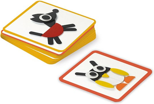 Djeco Wooden Construction Toy Blocks Animals for Children 3+ years+ Years