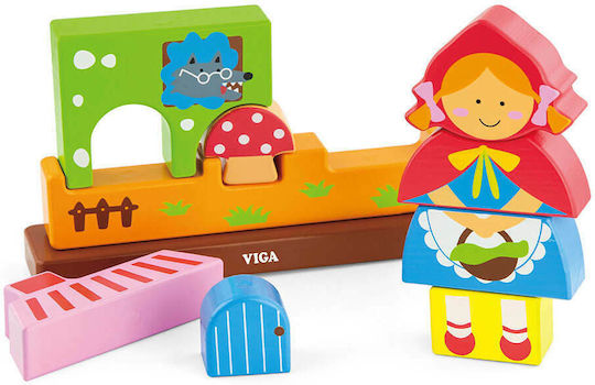 Viga Toys Μαγνητικό Παιχνίδι Κατασκευών 3D Κοκκινοσκουφίτσα για Παιδιά 4+ Ετών