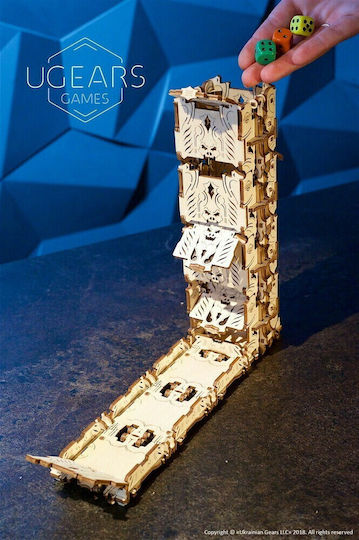 Ugears Παιχνίδι Κατασκευών Ξύλινo Πύργος για Ζάρι για Παιδιά 8+ Ετών