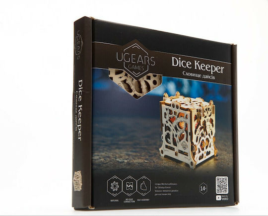 Ugears Παιχνίδι Κατασκευών Ξύλινo Dice Keeper για Παιδιά 8+ Ετών