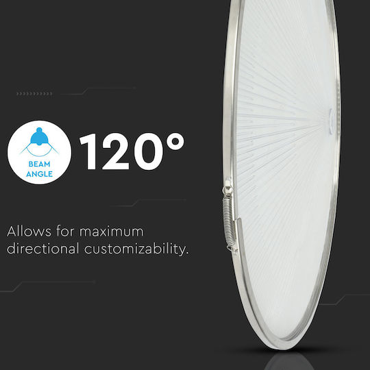 V-TAC Accessory for Lighting Fixtures Front Cover Bell 120° White 586