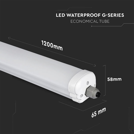 V-TAC Lighting Batten Outdoor with Integrated LED 36W 120cm