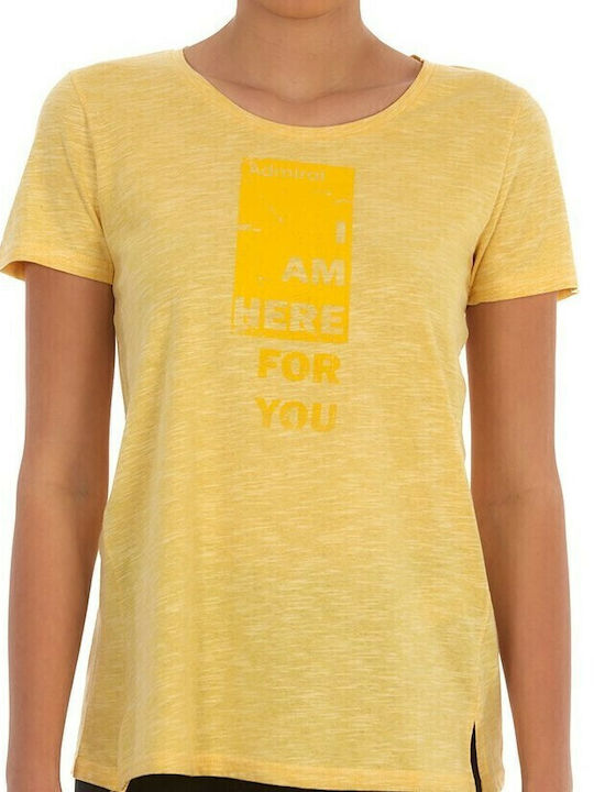 Women's Athletic T-shirt Yellow